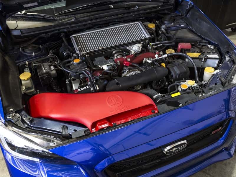 aFe — aFe Takeda Stage 2 Pro 5R Intake System 15-17 Subaru STI H4-2.5L (t)
Takeda Intake System - view 5