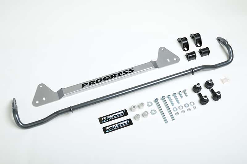 Progress Technology — Progress Tech 92-95 Honda Civic Rear Sway Bar (22mm - Adjustable) Incl Bar Brace and Adj End Links
Progress Sway Bar - view 1