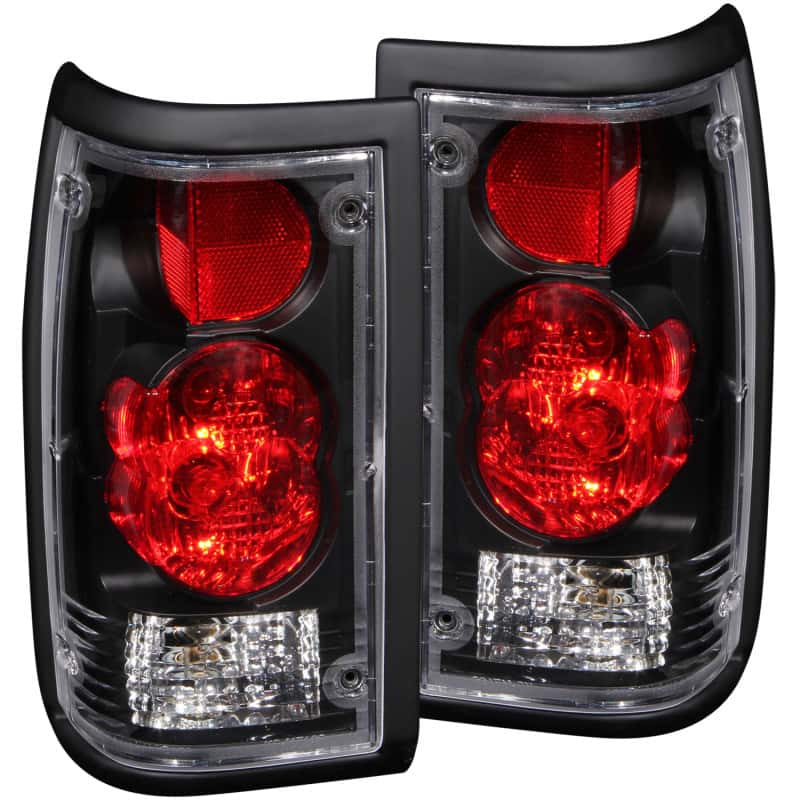 ANZO — ANZO 1986-1993 Mazda B2000 Taillights Black
TailLightSet - view 1