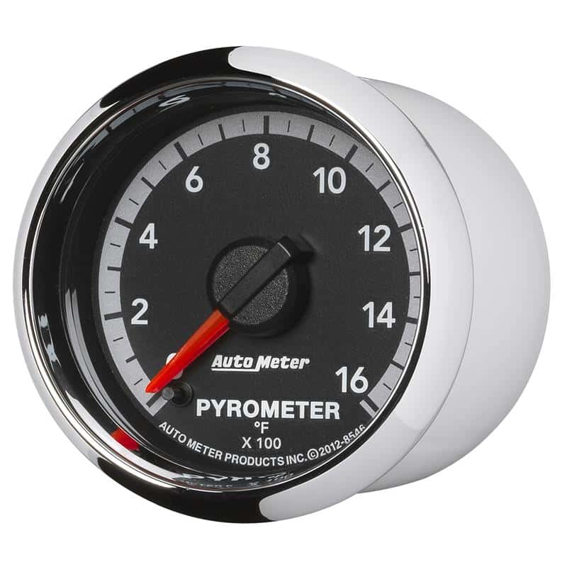 AutoMeter — Autometer Gen4 Dodge Factory Match 52.4mm Full Sweep Electronic 0-1600 Deg F EGT/Pyrometer Gauge
2-1/16" PYROMETER, 0 - view 2