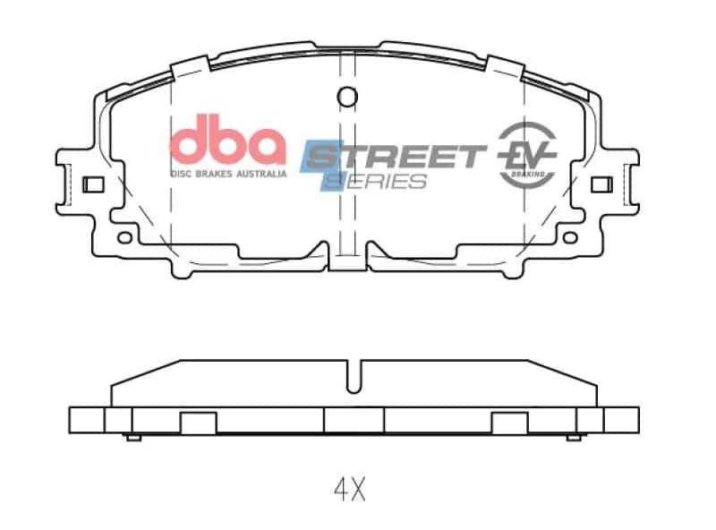 DBA — DBA 11-17 Lexus CT200h B Type Front SSEV Street Series Brake Pads
Brake Pad - view 1