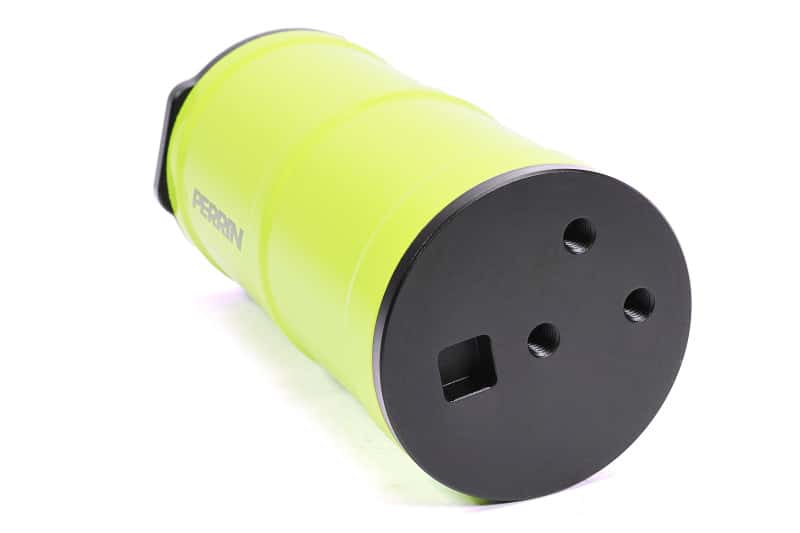 Perrin Performance — PERRIN 02-25 Subaru WRX / 04-21 STI / 13-26 BRZ/GR86/FRS/86 Coolant Overflow Tank - Neon Yellow - view 2
