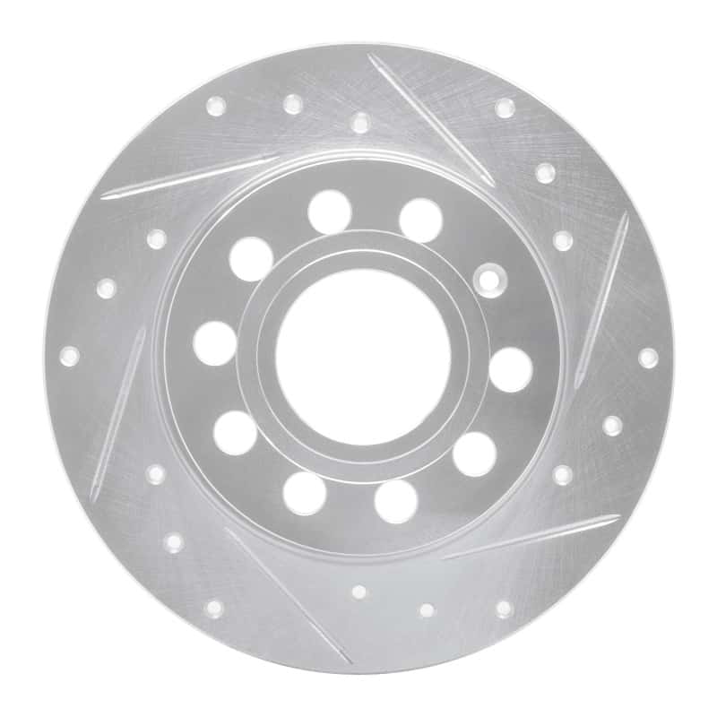 R1 Concepts — R1 10-19 Audi A3 Rear Right Drilled & Slotted Silver Brake Rotor
R1 Brake Rotor Drill - view 1