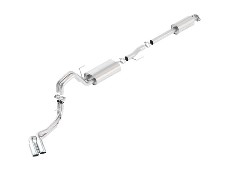 Borla — Borla 15-16 Ford F-150 3.5L EcoBoost Ext. Cab Std. Bed Catback Exhaust S-Type Truck Side Exit
Cat-Back System
ExhstSysKt - view 1