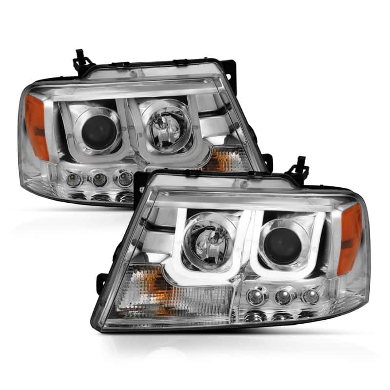 ANZO — ANZO 2004-2008 Ford F-150 Projector Headlights w/ U-Bar Chrome
Head Light Set
HdLtSet - view 3