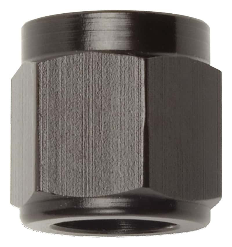 Russell — Russell Performance -4 AN Tube Nuts 1/4in dia. (Black) (6 pcs.)
Adapter Fitting - view 1