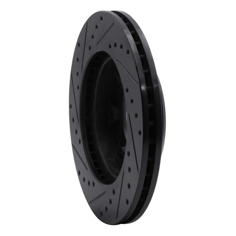 R1 Concepts — R1 90-92 Toyota Land Cruiser Front Right Drilled & Slotted Black Brake Rotor
R1 Brake Rotor Drill - view 4