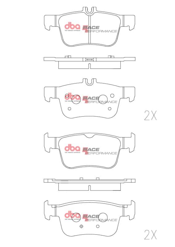 DBA — DBA 16-21 Honde Civic (Excl Si/Type-R) RP Performance Rear Brake Pads
Brake Rotor - view 1