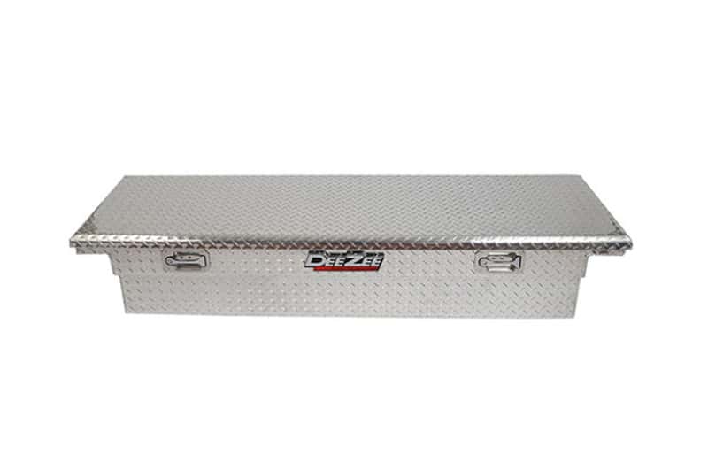 Dee Zee — Dee Zee Universal Tool Box - Red Crossover - Single Lid BT Alum (Low)
ToolBxTrkBedRTR - view 2
