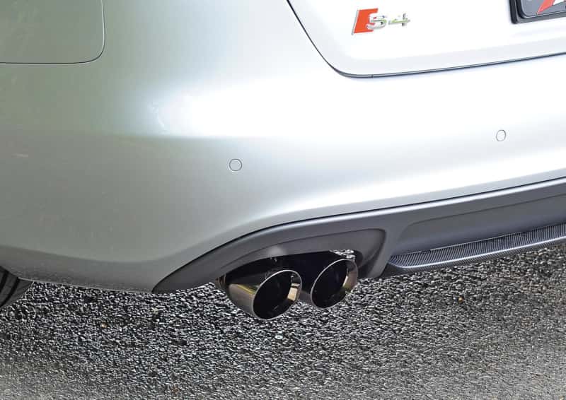 AWE Tuning — AWE Tuning Audi B8 / B8.5 S4 3.0T Touring Edition Exhaust - Diamond Black Tips (90mm)
Touring Exhaust - view 3