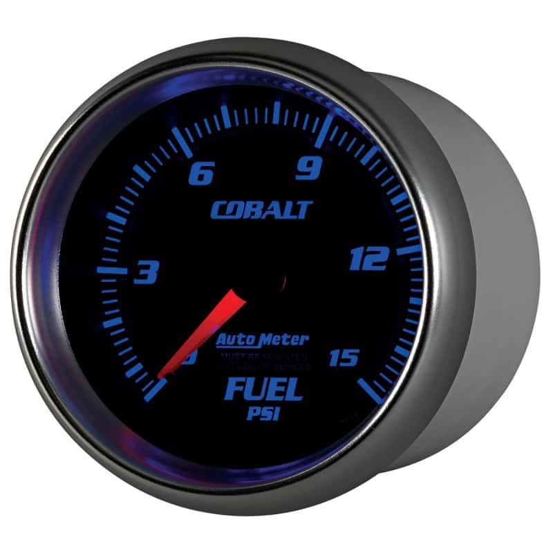 AutoMeter — Autometer Cobalt 2-5/8in Mechanical Fuel Pressure Gauge 0-15 PSI
GA 2.6" FP 15PSI M C - view 9