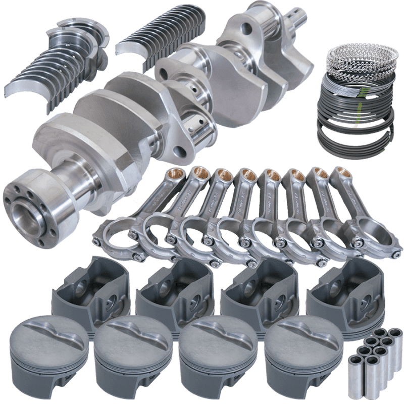 Eagle — Eagle Chevy LT1 350 1Pc 3.750in Crank 5.700in I-Beam Rods -5cc 4.060in Pistons Rotating Assembly
Pro Street Assembly - view 1