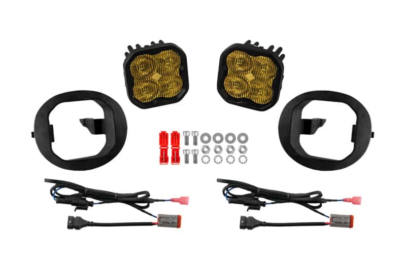 Diode Dynamics — Diode Dynamics 06-09 Toyota 4Runner SS3 Type TR SAE Fog Light Kit - ABL Yellow - view 1