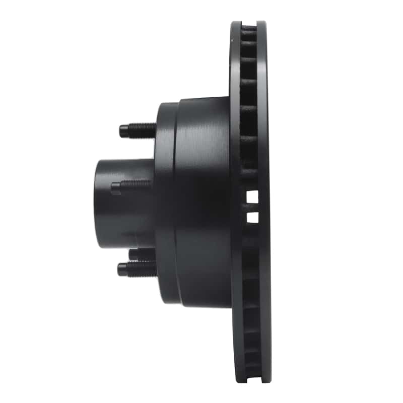 R1 Concepts — R1 79-91 Ford LTD Front Left Drilled & Slotted Black Brake Rotor
R1 Brake Rotor Drill - view 3