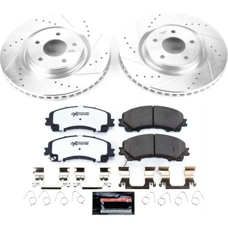 PowerStop — Power Stop 14-19 Nissan Rogue Front Z26 Street Warrior Brake Kit - view 1