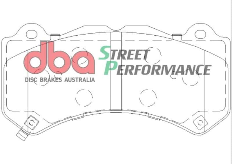 DBA — DBA 07-22 Nissan GT-R R35 Front Street Performance Brake Pad Kit
Brake Pad - view 2