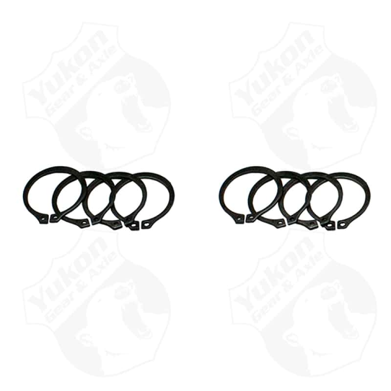 Yukon Gear & Axle — Yukon Gear (4) Full Circle Snap Rings / Fit 297X U-Joint w/ Aftermarket Axle
Snap Rings  - view 2