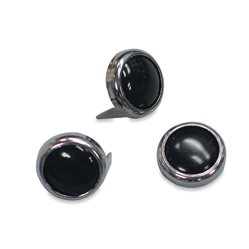 Mustang Motorcycle — Mustang Studs 12.5mm (Bag of 10) - Black - view 2