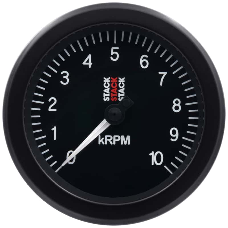 AutoMeter — Autometer Stack Sport 88mm 0-10K RPM Tachometer - Black
TACH SPORT BK 10KRPM - view 1
