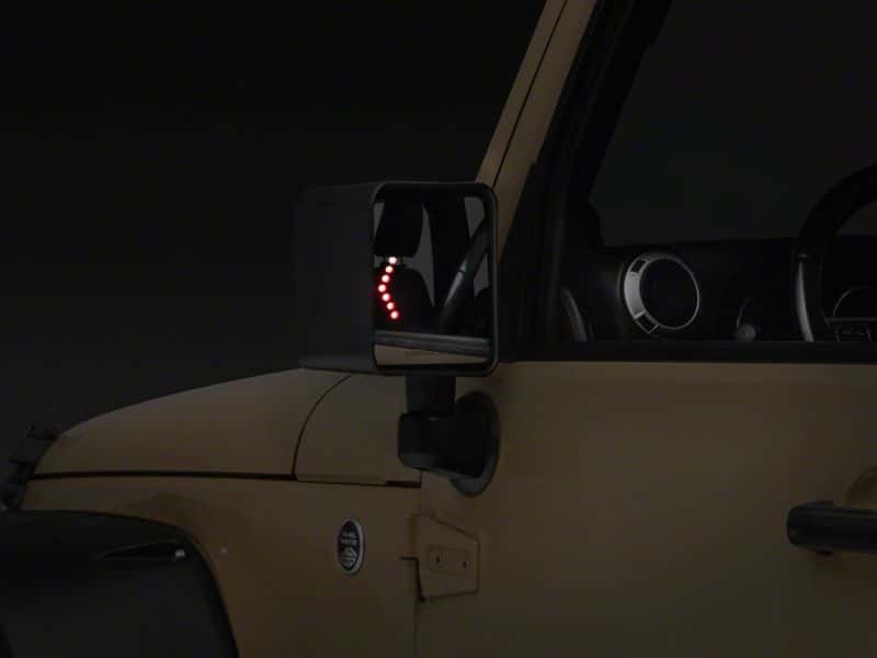 Raxiom — Raxiom 07-18 Jeep Wrangler JK Off-Road LED Manual Mirrors w/ Turn Signals
Mirrors - view 5