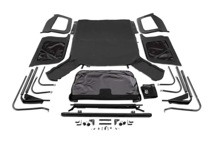Rugged Ridge — Rugged Ridge Complete Soft Top w/Half Frame 97-06 Jeep Wrangler TJ
OFFROAD_TOPS
Top-Soft - view 3