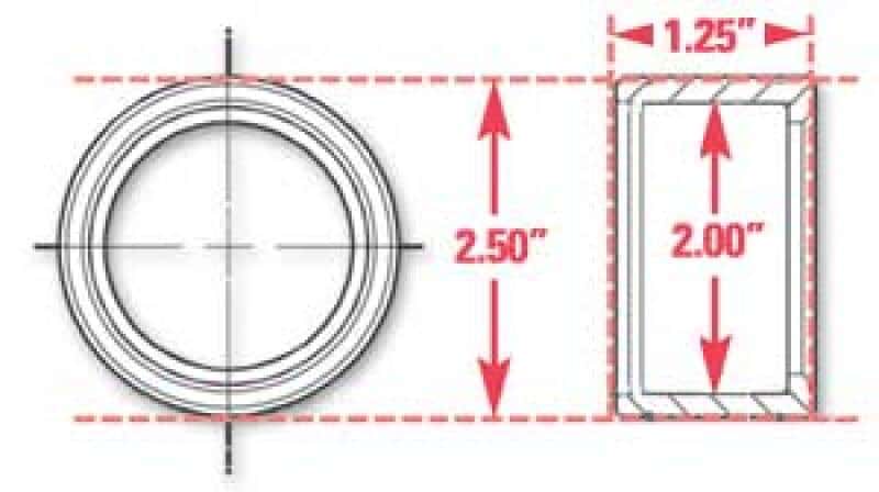 SPC Performance — SPC Performance Weld-In Ring Kit 2.00 in. ID
WELD-IN RING
FAB PART - view 4