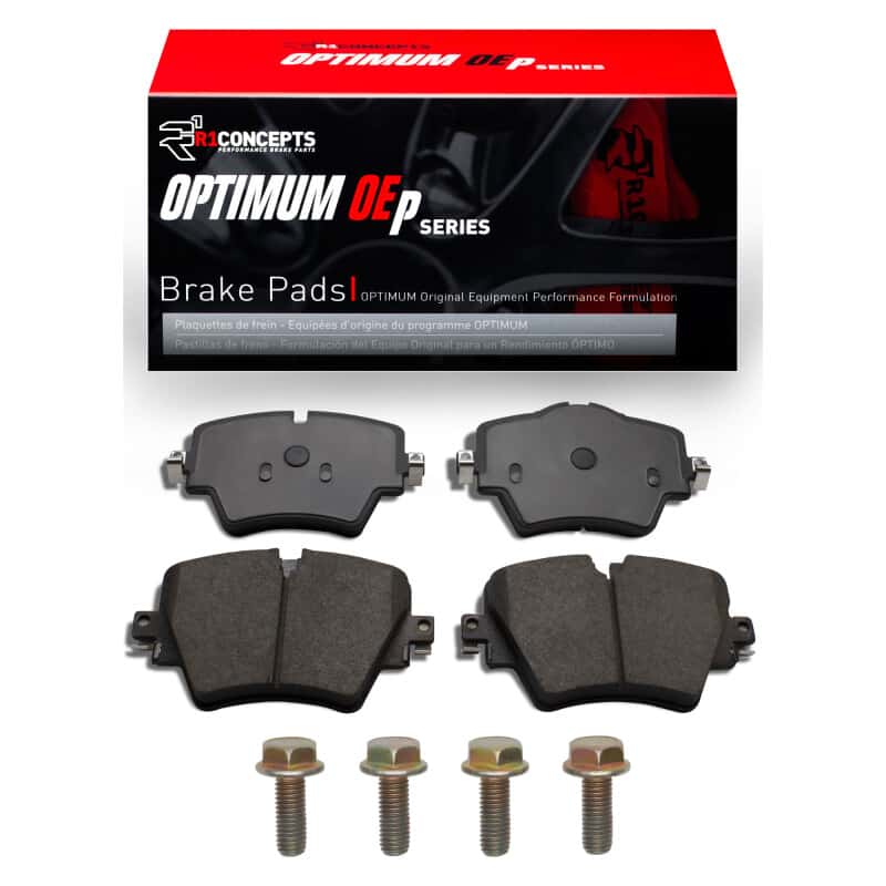 R1 Concepts — R1 18-25 BMW 430I xDrive Front Optimum OE Pads & Hardware Kit - view 1
