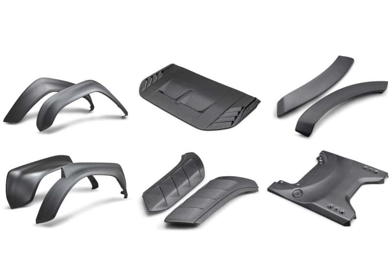 Ford Racing — Ford Racing 22-24 Ford Bronco Raptor Carbon Fiber Appearance Kit - Matte Finish
Exterior Trim Kit - view 1