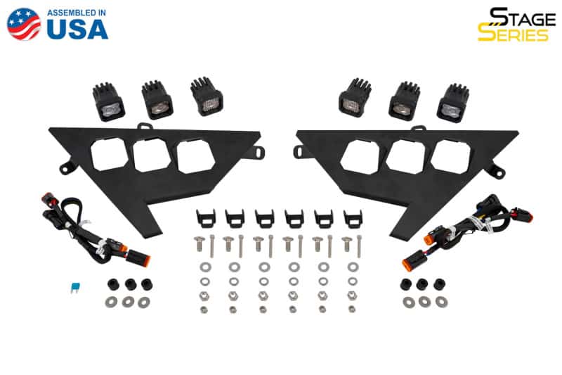 Diode Dynamics — Diode Dynamics 20-Present Polaris RZR C1 Headlamp Kit Sport - White ABL (Pair) - view 8