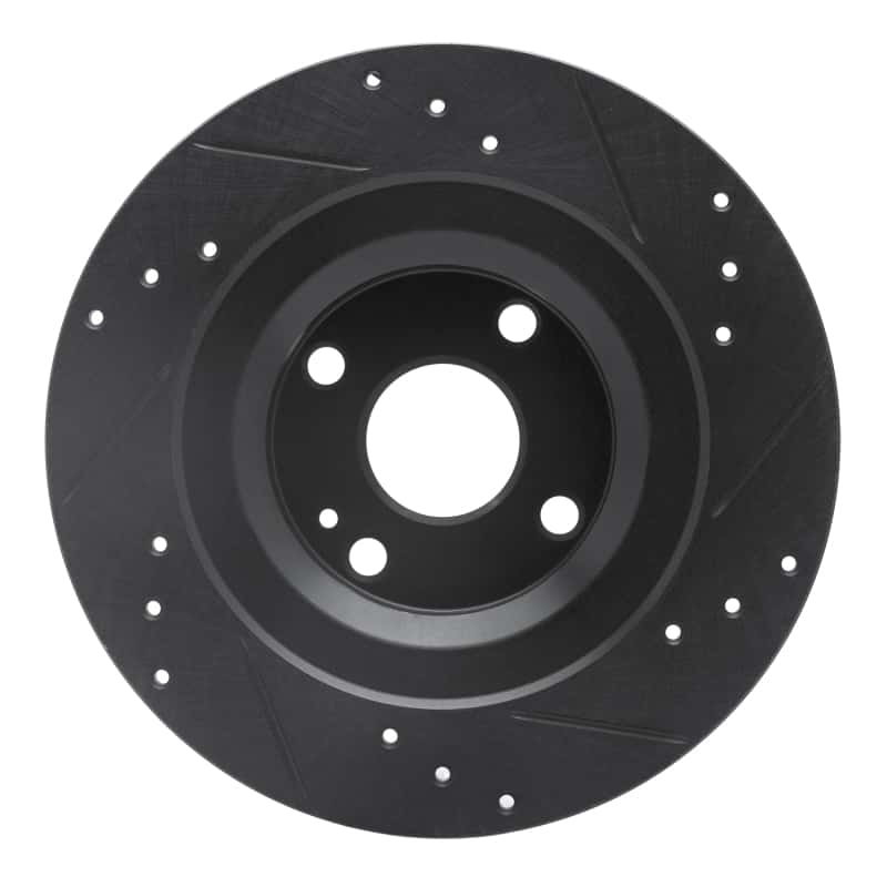 R1 Concepts — R1 2016-2025 Fiat 124 Spider Rear Left Drilled & Slotted Black Brake Rotor
R1 Brake Rotor Drill - view 5