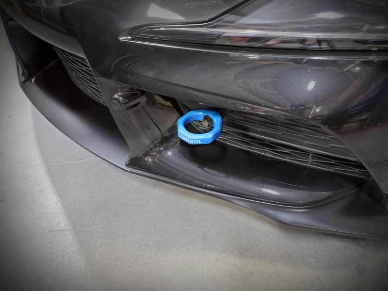aFe — aFe Control Front Tow Hook Blue 20-21 Toyota GR Supra (A90)
Front Tow Hook - view 7