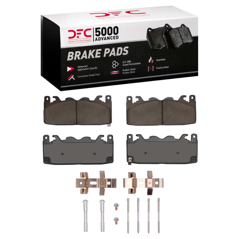 DFC — DFC 24-25 Ford Mustang Front 5000 Advanced Ceramic Brake Pads and Hardware Kit
DFC Brake Pad Set - view 1
