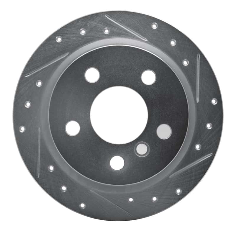 R1 Concepts — R1 14-24 Mini Cooper (Excl Clubman) Rear Right Drilled & Slotted Silver Brake Rotor
R1 Brake Rotor Drill - view 1