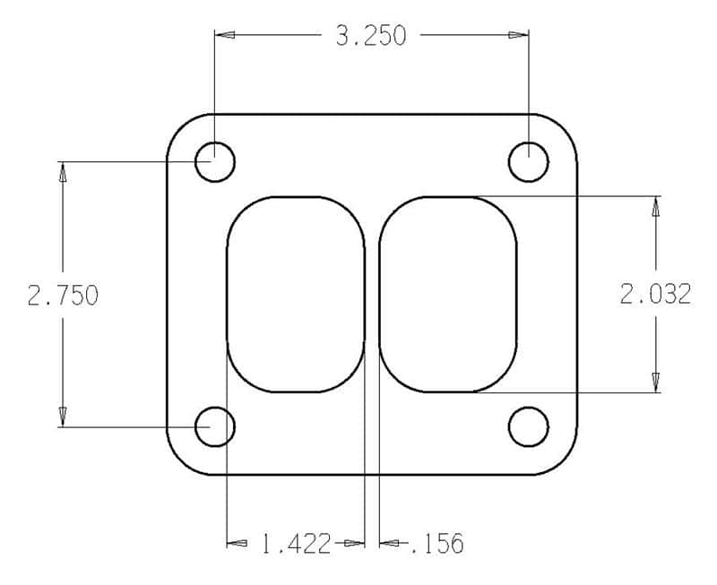 Cometic Gasket — Cometic Turbo FLG T-Series Exhaust Inlet .010in Exhaust Gasket
Turbo Inlet Gasket - view 1