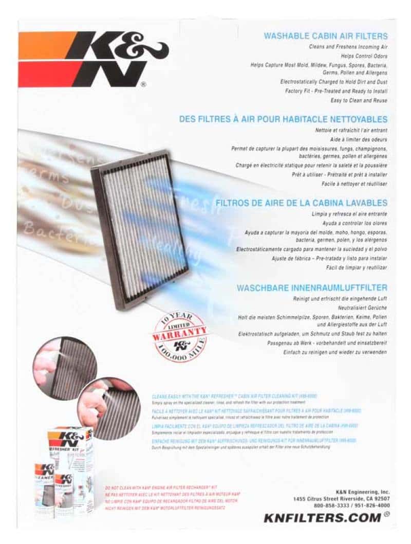 K&N Engineering — K&N Replacement Cabin Air Filter - view 6