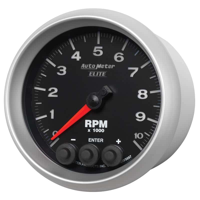 AutoMeter — Autometer Street Progressive Shift Light 85.7mm Tachometer 0-10,000 RPM
3.4" TACH 10KRPM ELI - view 3