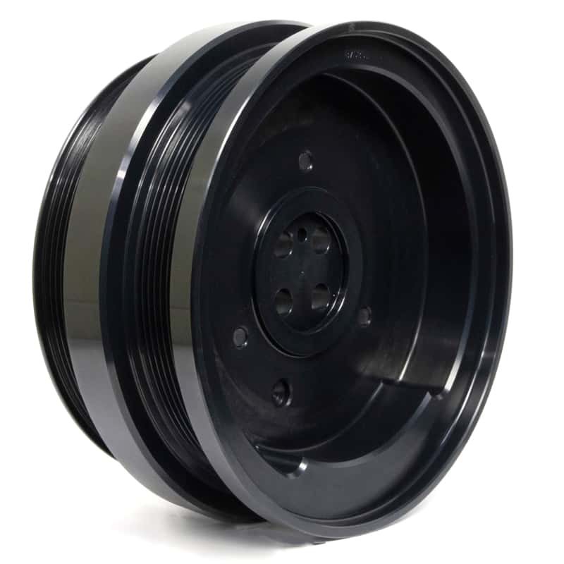 Fluidampr — Fluidampr Ford PowerStroke 6.0L Dual Alternator Steel Externally Balanced Damper
Harmonic Balancer - view 4