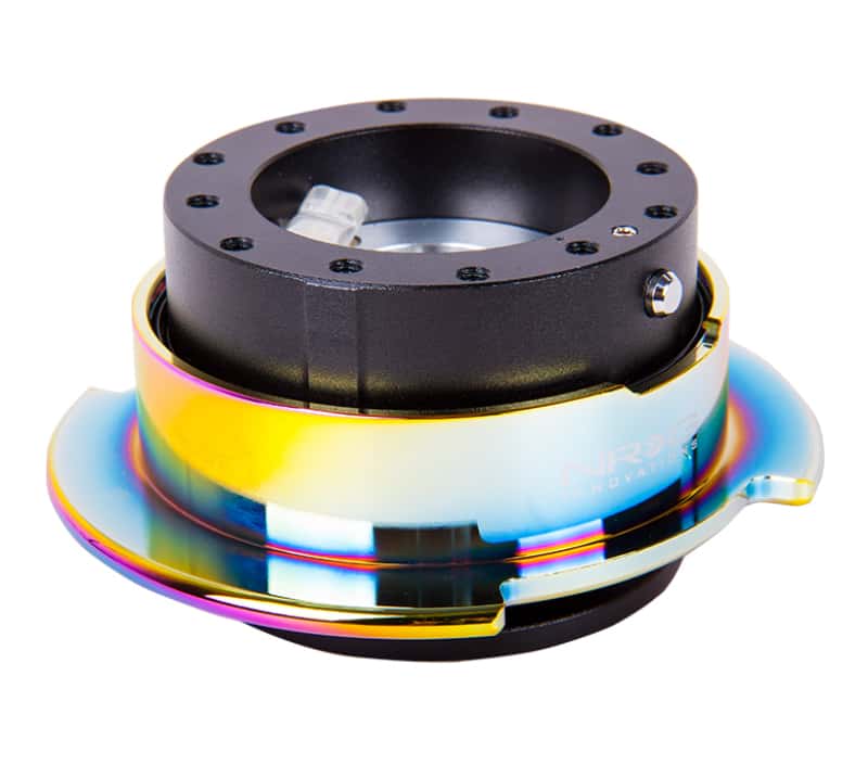 NRG — NRG Quick Release Gen 2.5 - Black Body / Neochrome Ring - view 3