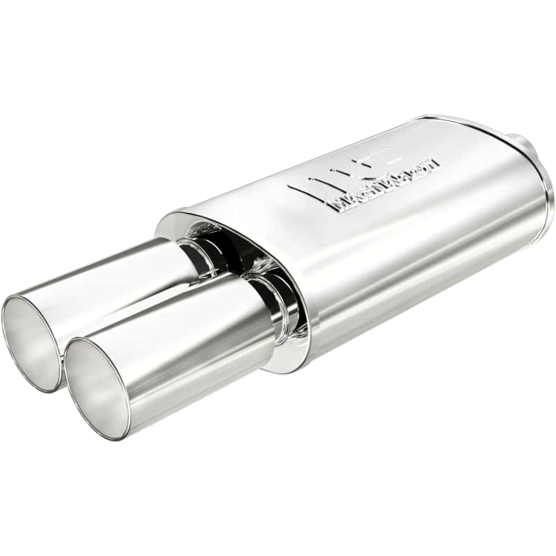 Magnaflow — MagnaFlow Muffler W/Tip Mag SS 14X5X8 2.25/3.
Straight Through - view 2