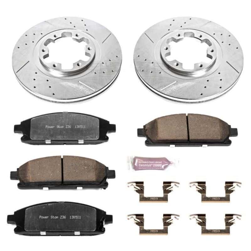 PowerStop — Power Stop 97-03 Infiniti QX4 Front Z36 Truck & Tow Brake Kit - view 1