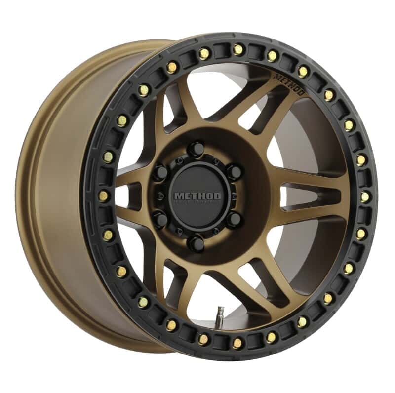 Method Wheels — Method MR106 Beadlock 17x9 -44mm Offset 6x5.5 108mm CB Method Bronze w/BH-H24125 Wheel
mrwMR10679060944B - view 1