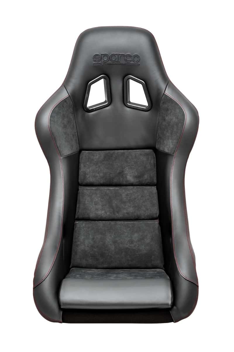 SPARCO — Sparco Seat QRT Performance Leather/Alcantara Black/Red - view 1