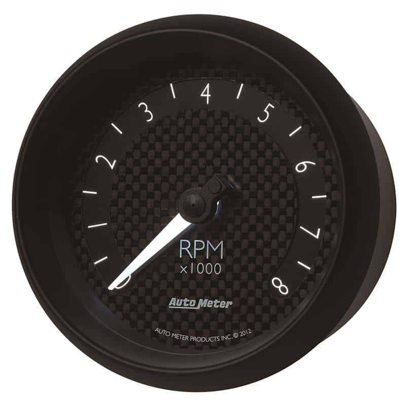 AutoMeter — Autometer GT Series 3-3/8in In Dash 8K RPM Tachometer
3-3/8" TACH, 8,000 R - view 4