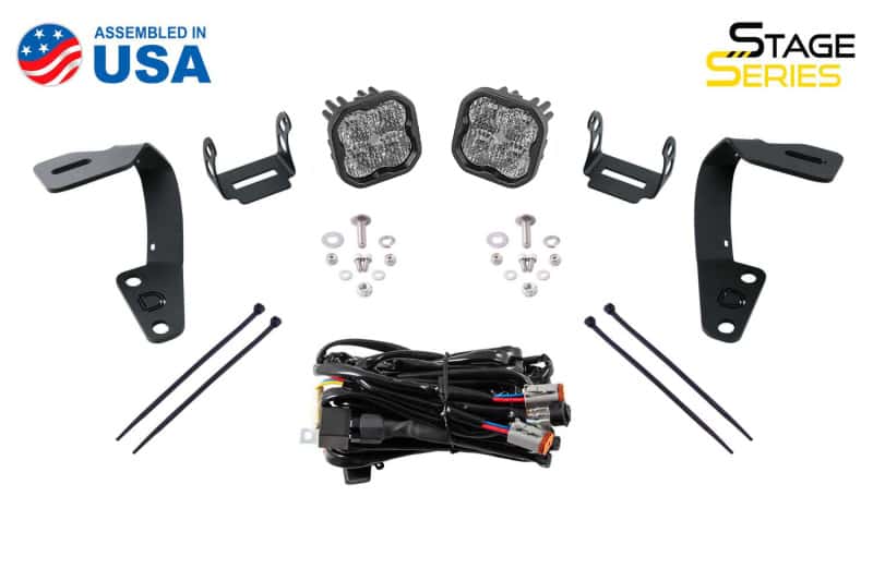 Diode Dynamics — Diode Dynamics 10-21 Toyota 4Runner SS3 LED Ditch Light Kit Sport - White Combo - view 8