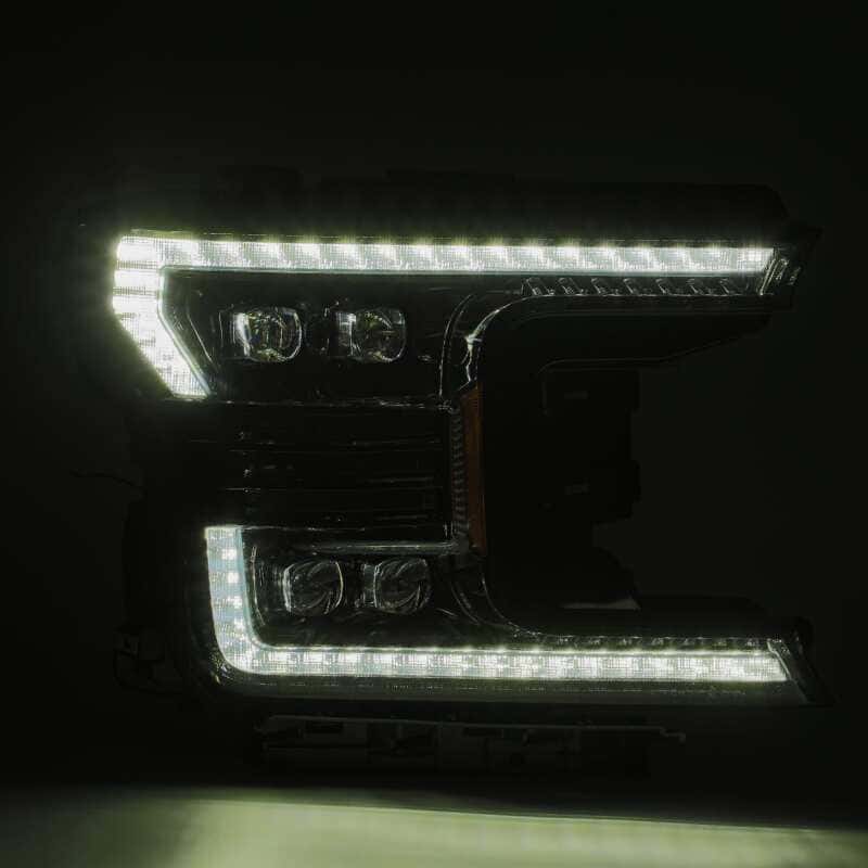 AlphaRex — AlphaRex 18-20 Ford F-150 NOVA LED Proj Headlight Plank Style Alpha Blk w/Activ Light/Seq Signal/DRL
Projector Headlights - view 4