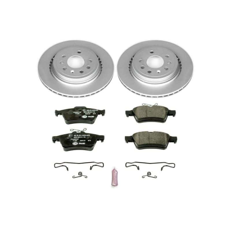 PowerStop — Power Stop 03-11 Saab 9-3 Rear Euro-Stop Brake Kit - view 1