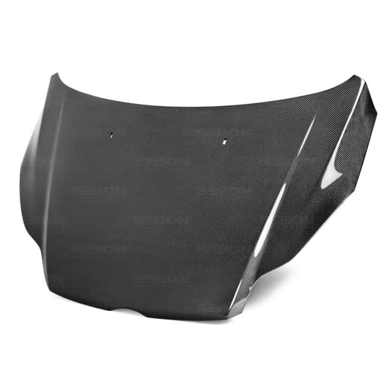 Seibon — Seibon 12-13 Ford Focus OEM-Style Carbon Fiber Hood - view 4