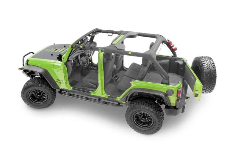 BedRug — BedRug 07-16 Jeep JK Unlimited 4Dr Front 4pc Floor Kit (Incl Heat Shields) - view 2
