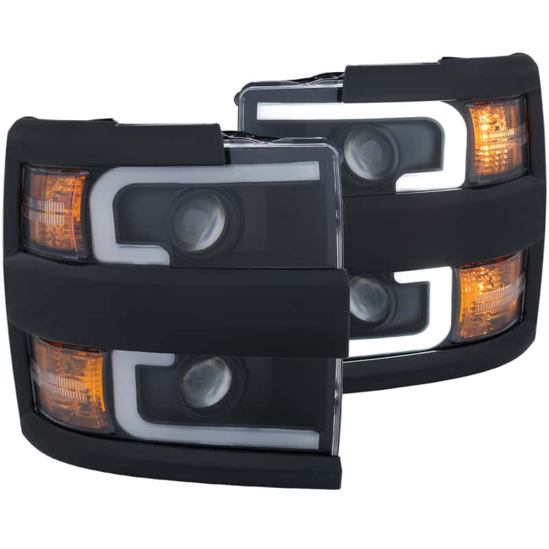 ANZO — ANZO Projector Headlights With Plank Style Design Black w/Amber 15-17 Chevrolet Silverado 2500/3500
Head Light Set
HdLtSet - view 2