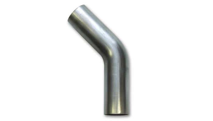 Vibrant — Vibrant 3in O.D. T304 SS 45 deg Mandrel Bend 6in x 6in leg lengths (5in Centerline Radius)
3"ODSS45Deg5"CLRBnd
3"SS45DegBend
Steel Tubing - view 4